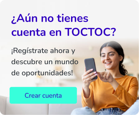 Banner lateral: registrate, crea una cuenta en toctoc