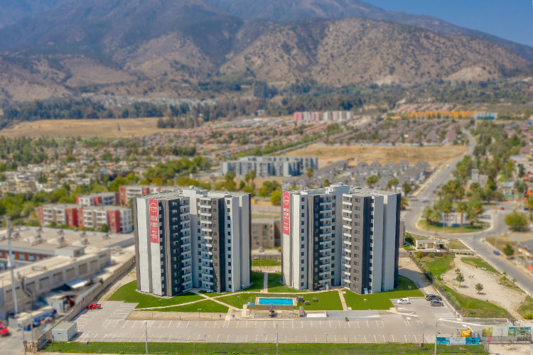 Vista publicada del proyecto en Puente Alto
