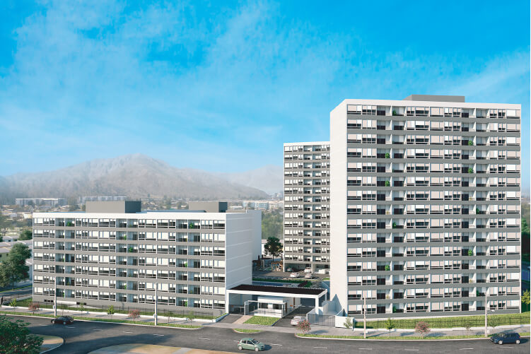 Vista publicada del proyecto en Renca