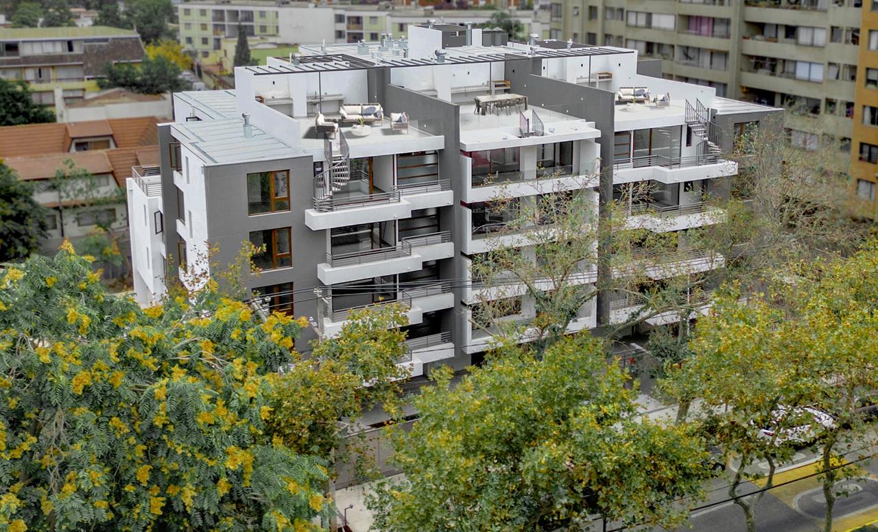 Vista publicada del proyecto en Ñuñoa