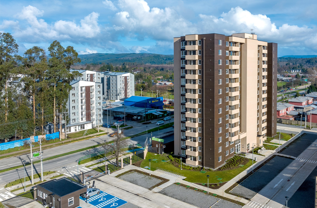 Vista publicada del proyecto en Valdivia