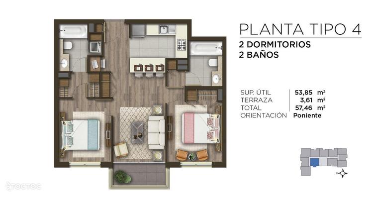 departamento en arriendo en San Miguel