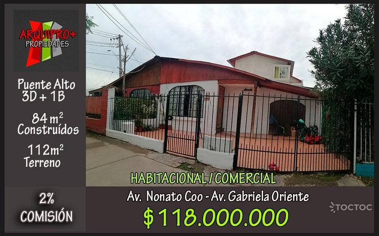 casa en venta en Puente Alto