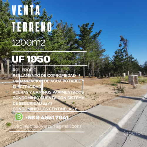 terreno en venta en El Tabo