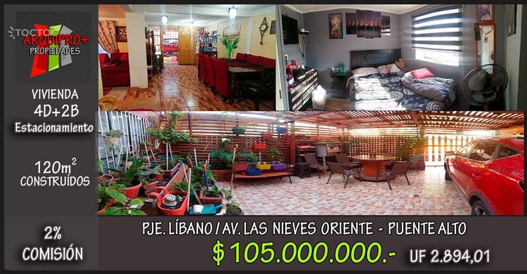 casa en venta en Puente Alto