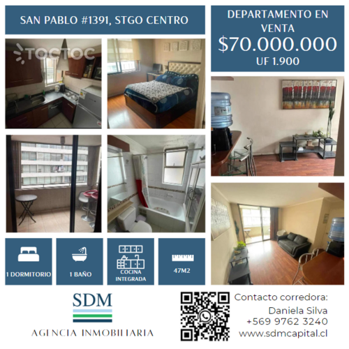 departamento en venta en Santiago