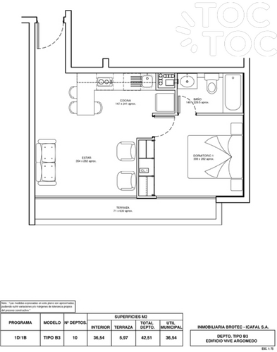 departamento en venta en Santiago