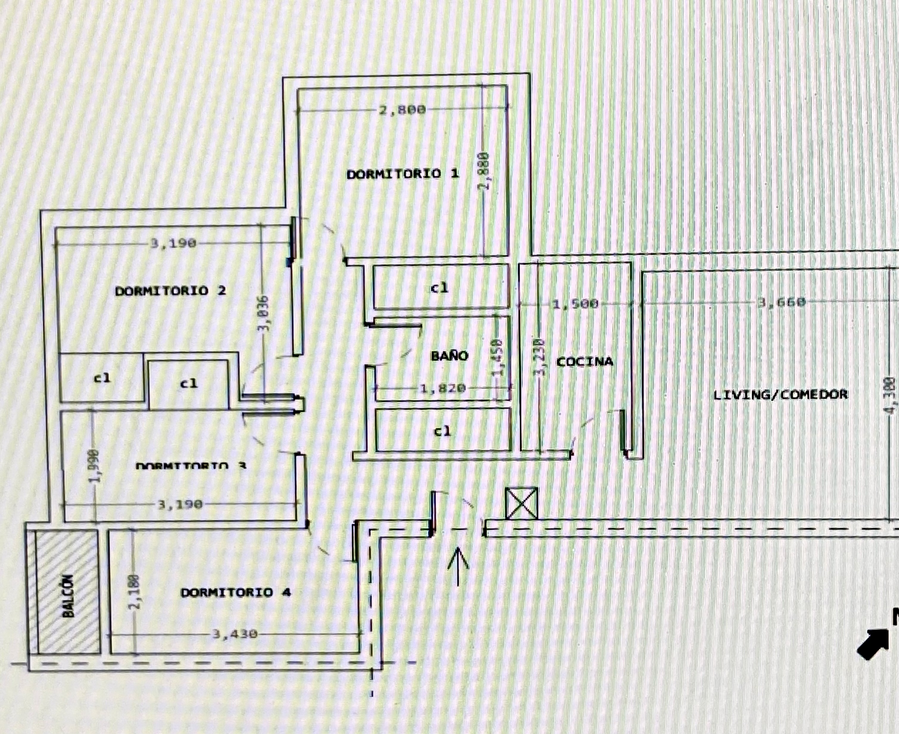 Venta Usado Departamento 4D 1B B - Providencia
