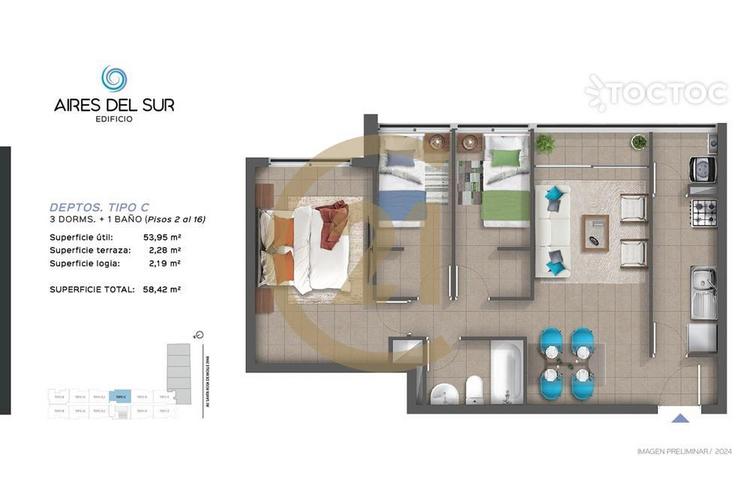 departamento en venta en Alto Hospicio