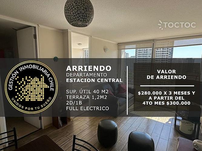 departamento en arriendo en Estación Central