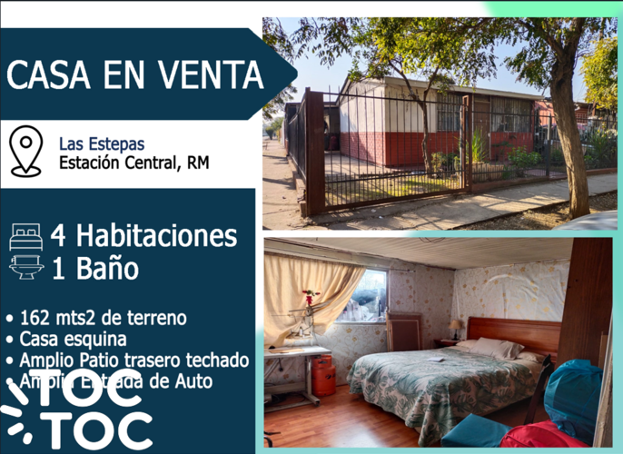 casa en venta en Estación Central