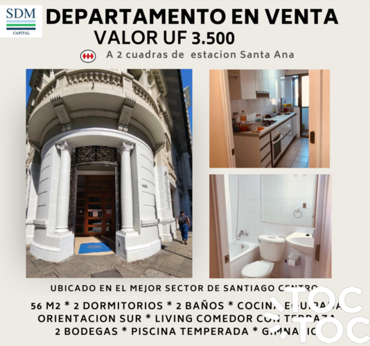 departamento en venta en Santiago