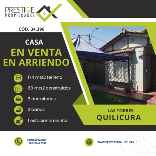 casa en venta en Quilicura