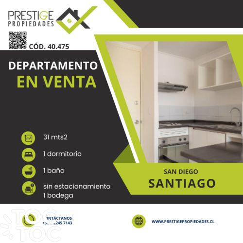 departamento en venta en Santiago