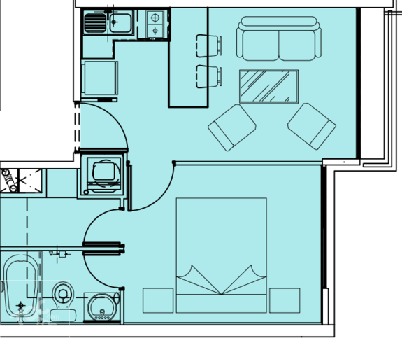 departamento en arriendo en Estación Central