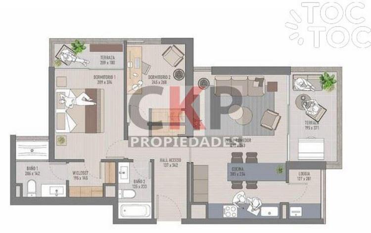 departamento en venta en Providencia