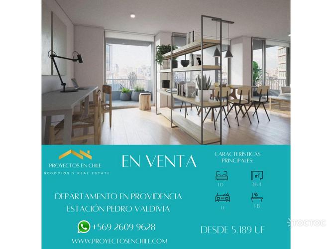 departamento en venta en Providencia