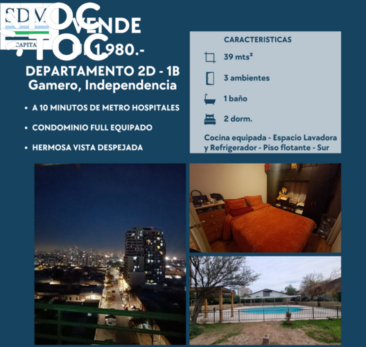 departamento en venta en Independencia