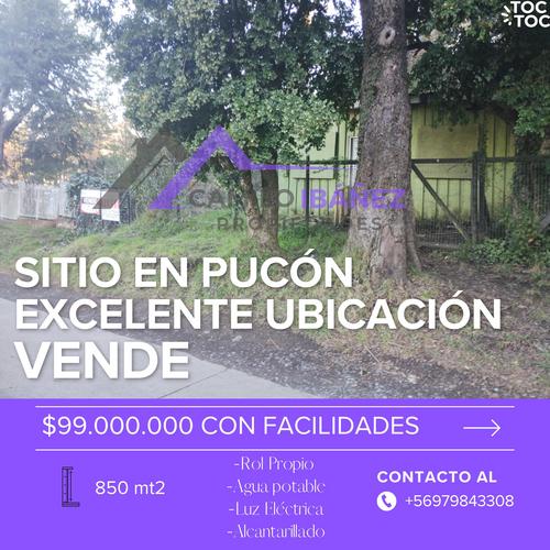 terreno en venta en Pucón