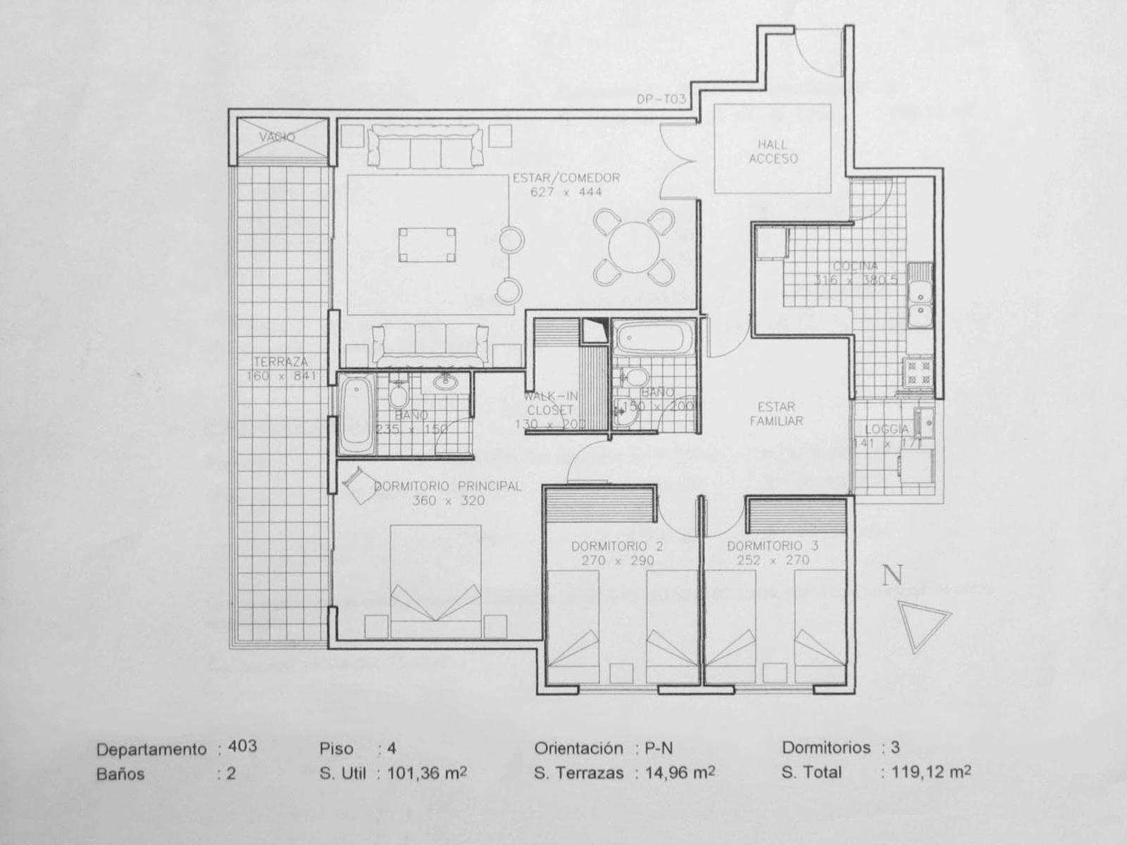 Venta Usado Departamento 3D 2B E B - Vitacura