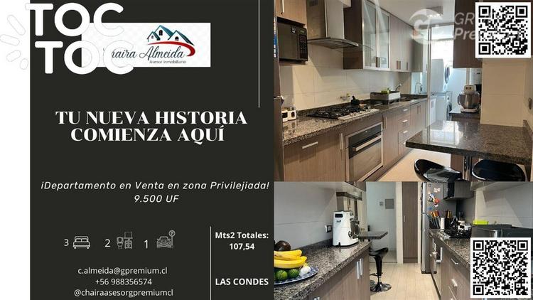 departamento en venta en Las Condes