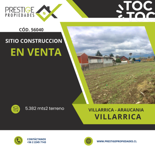 terreno en venta en Villarrica