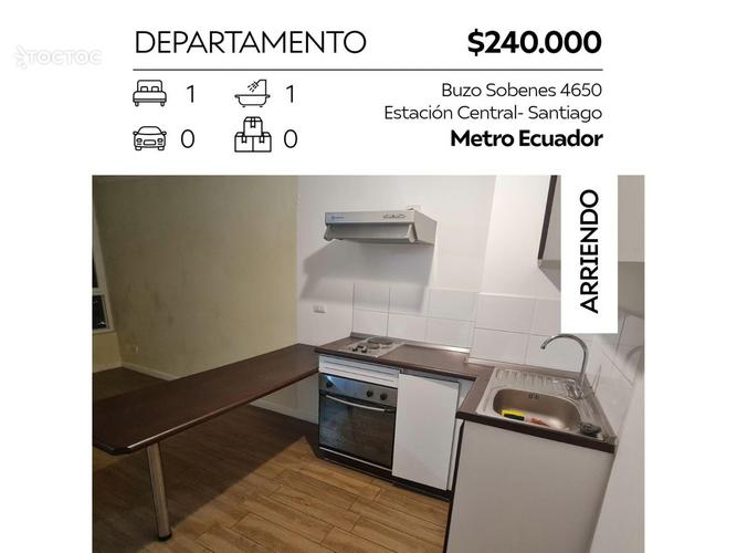 departamento en arriendo en Santiago