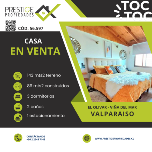 casa en venta en Viña Del Mar