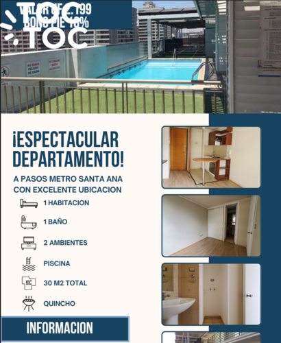 departamento en venta en Santiago