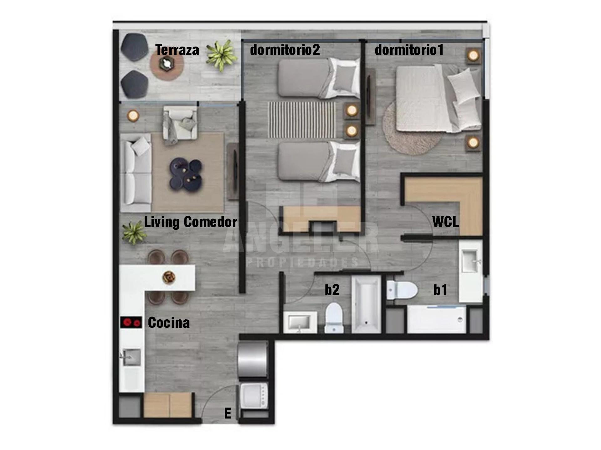 Venta Usado Departamento 2D 2B - Providencia