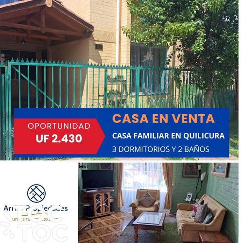 casa en venta en Quilicura