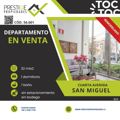 departamento en venta en San Miguel