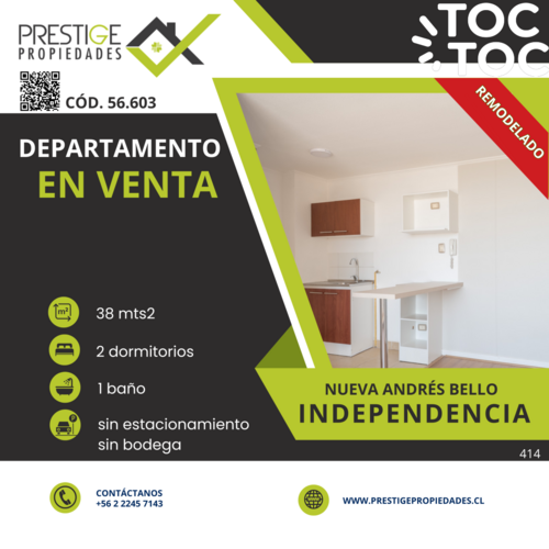 departamento en venta en Independencia