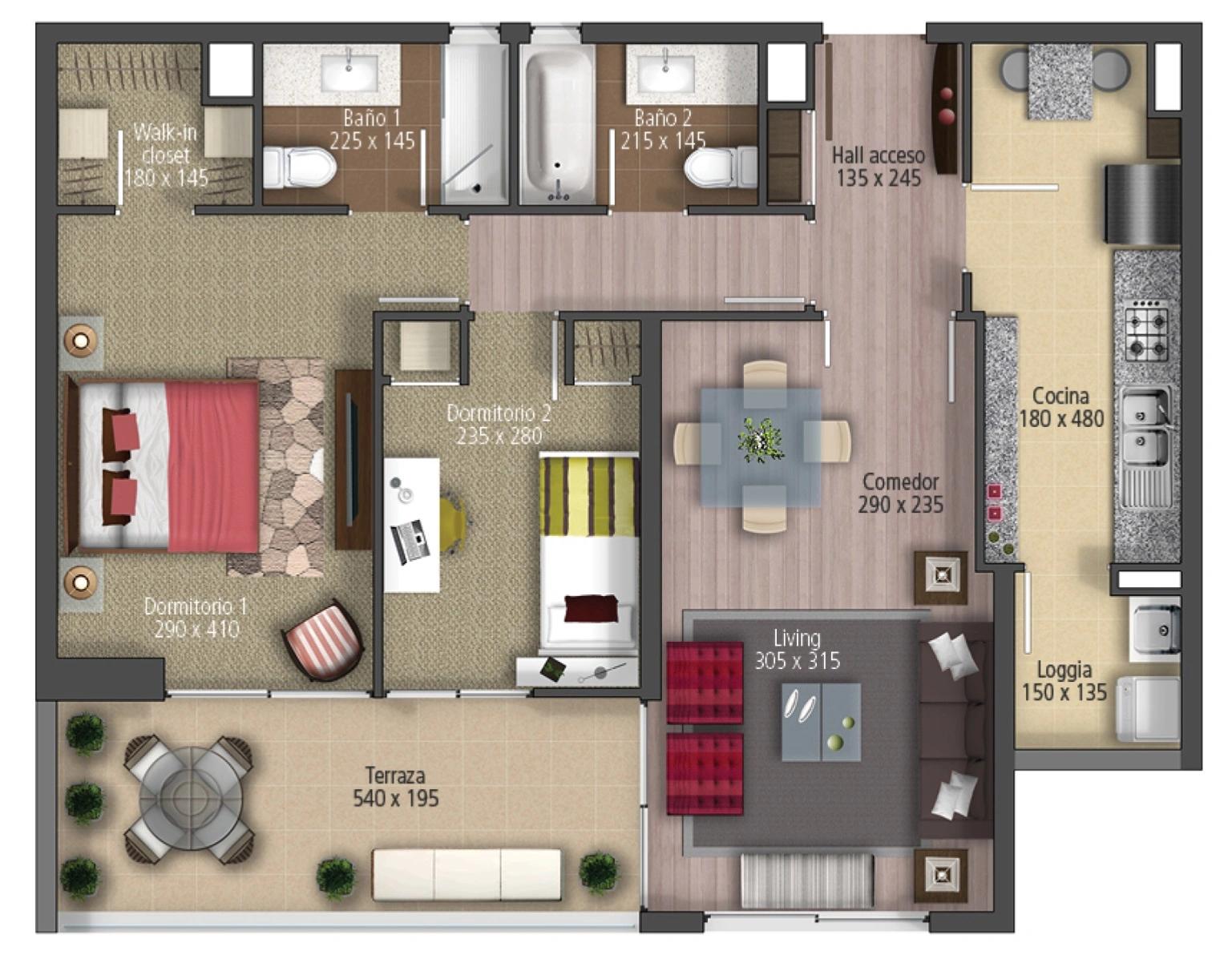 Venta Usado Departamento 2D 2B E B - Providencia