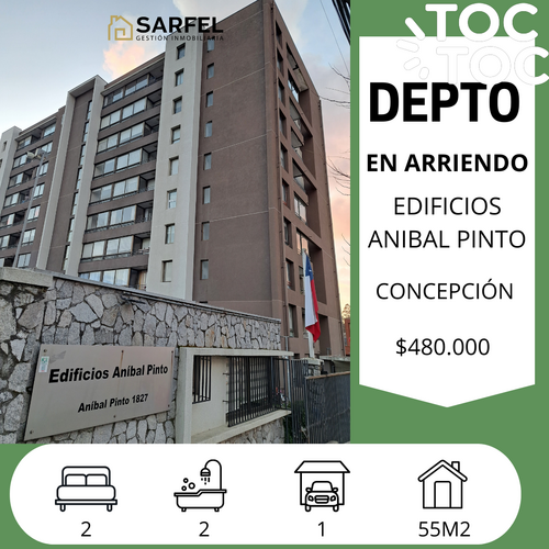 departamento en arriendo en Concepción