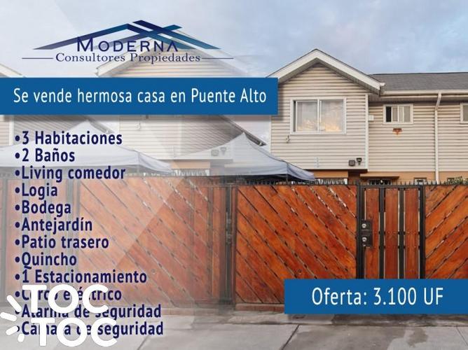 casa en venta en Puente Alto