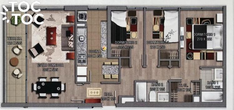 departamento en venta en Santiago