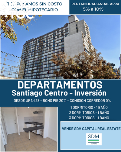 departamento en venta en Santiago