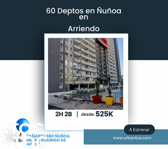 departamento en arriendo en Ñuñoa