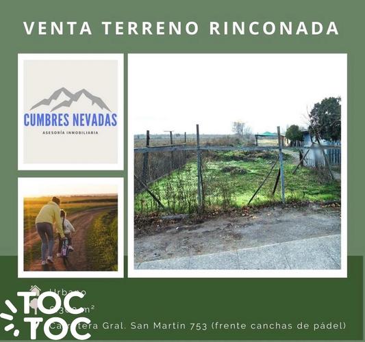 terreno en venta en Rinconada