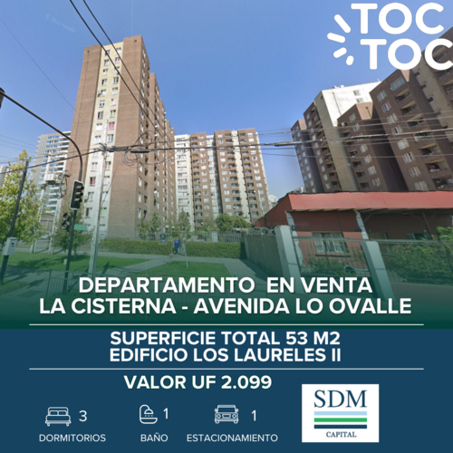 departamento en venta en La Cisterna