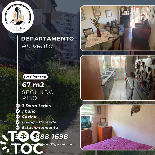 departamento en venta en La Cisterna