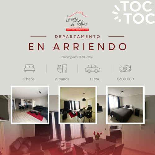 departamento en arriendo en Concepción