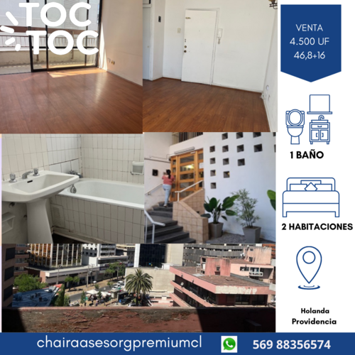 departamento en venta en Providencia