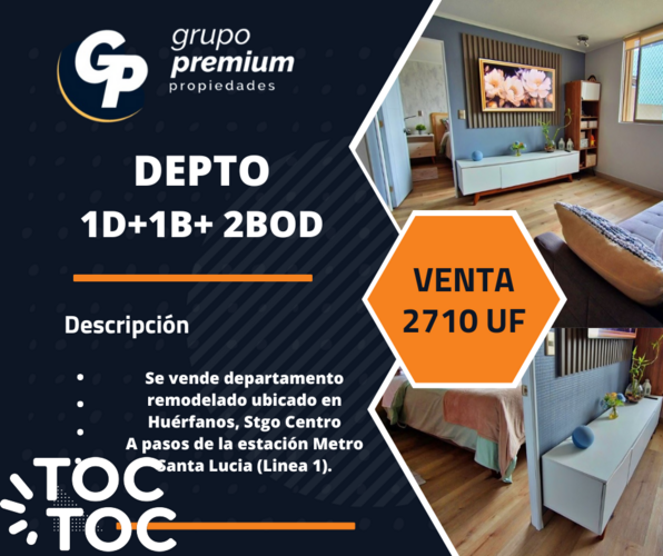 departamento en venta en Santiago