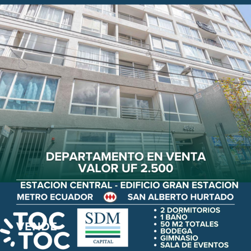 departamento en venta en Estación Central