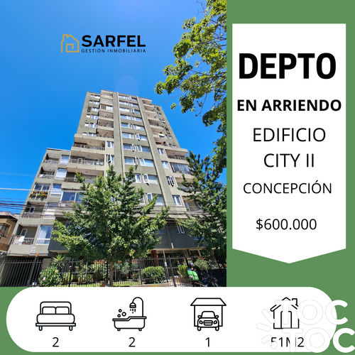 departamento en arriendo en Concepción