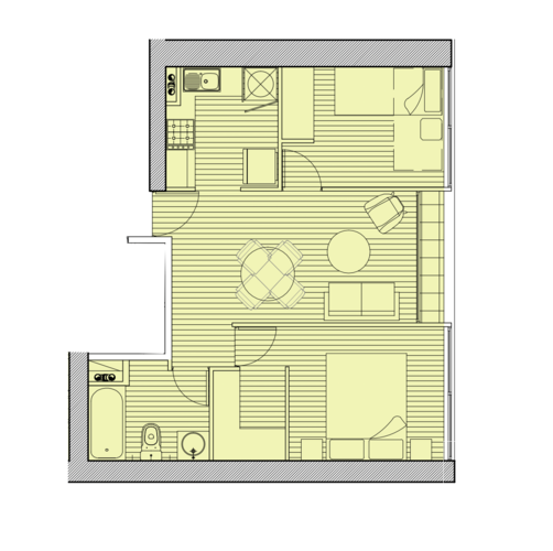 departamento en arriendo en Estación Central