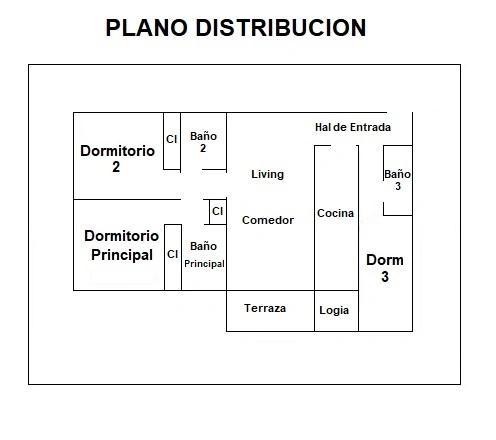 Venta Usado Departamento 4D 3B - Providencia