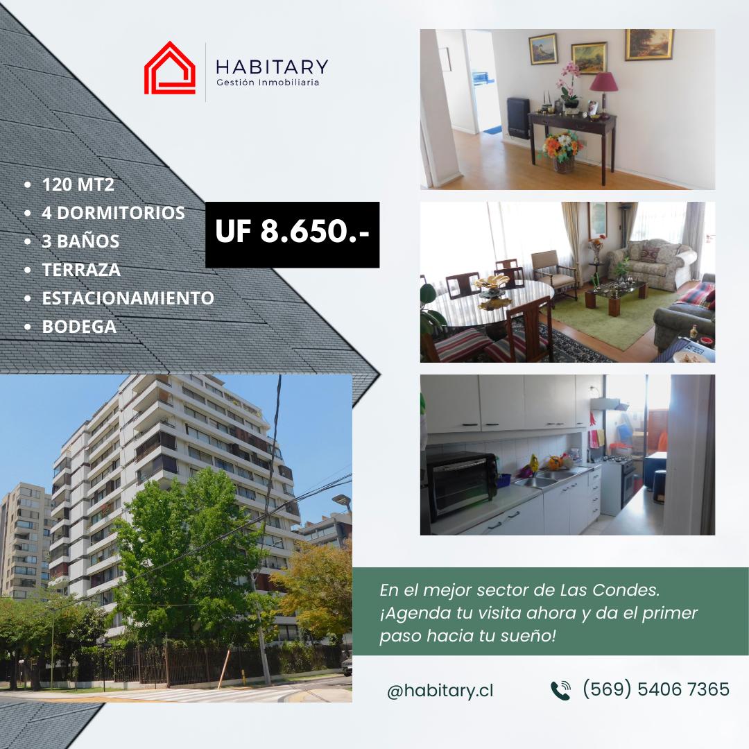 Venta Usado Departamento 4D 3B E B - Las Condes